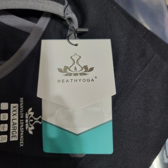 NWT Healthyoga Racerback Compression Sports Bra Highimpact Size XXXL - Picture 11 of 12